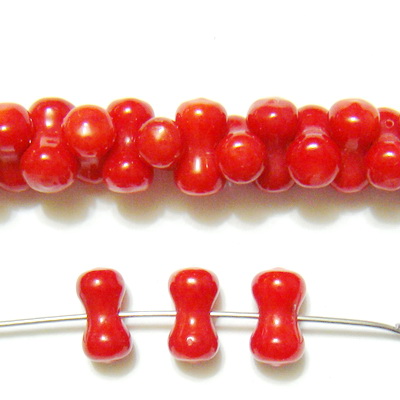 Coral clepsidra 9x5mm