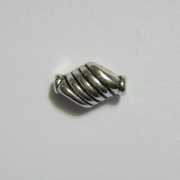 Distantier argintiu antichizat 10x6mm