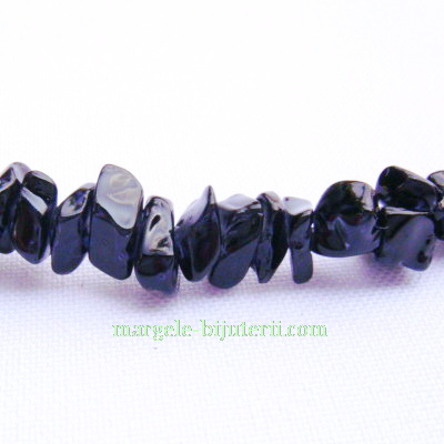 Chips sticla negru 6-12mm