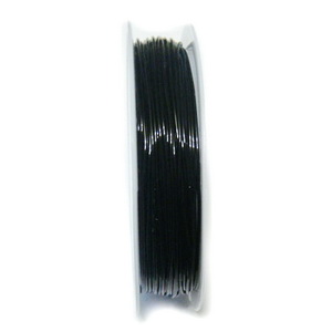 Fir elastic negru 0.8mm-rola cca 10m 1 buc