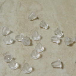 Dop silicon, pt. cercei, 4x4~4.5 mm-3 gr(45-50 buc)