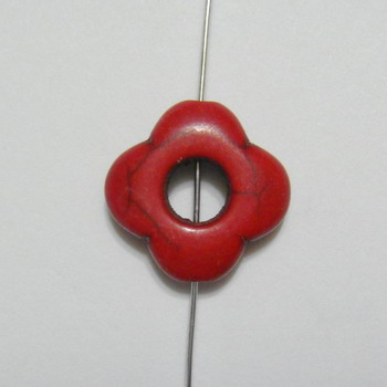 Turcoaz rosu, floare 15x5mm