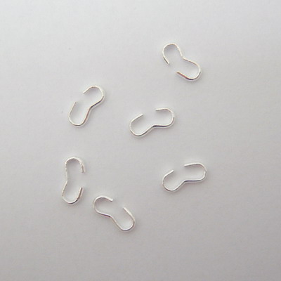 Link 7mm, grosime 1mm, placat cu argint