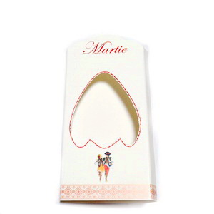 Cutie carton martisor, alba, 10x4.5x1cm