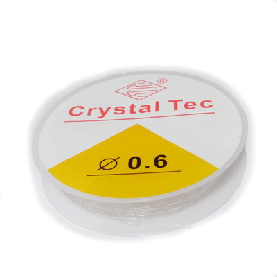 Fir elastic transparent  0.6mm-rola cca 12m 1 buc
