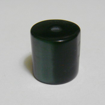 Margele rasina verzi, imitatie ochi de pisica, tub 11x11mm
