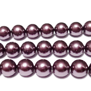 Perle stil Mallorca, violet, 8,3mm 1 buc