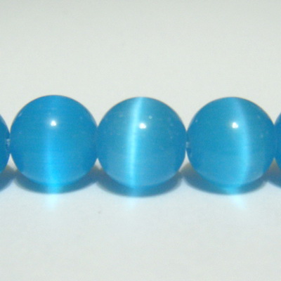 Ochi de pisica bleu, 9.5mm 1 buc