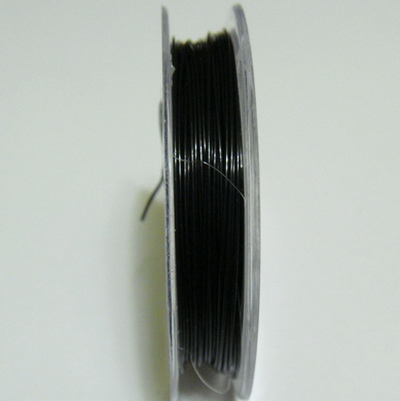Sarma siliconata neagra, 0.45 mm-rola aprox 50m 1 buc