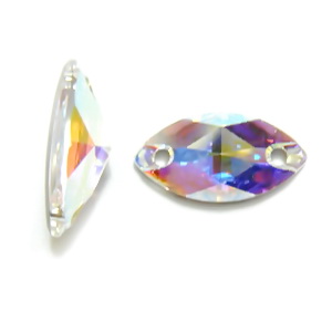 Swarovski Elements, link, 3223-Aurore Boreale, 12x6x4mm