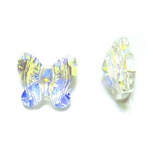 Swarovski Elements, Butterfly 5754-Crystal AB, 8 mm