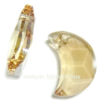 Swarovski Elements, Moon 6722 - Golden Shadow , 18mm