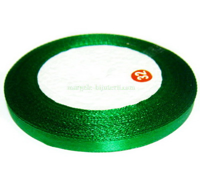 Satin verde, 7mm- rola 22 m