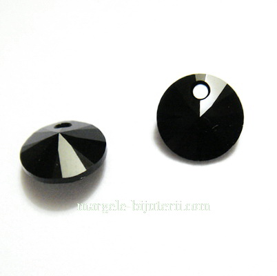 Swarovski Elements, Xilion 6428-Jet, 8mm