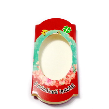 Cutie carton martisor, bordo, 9.5x4.5x1cm