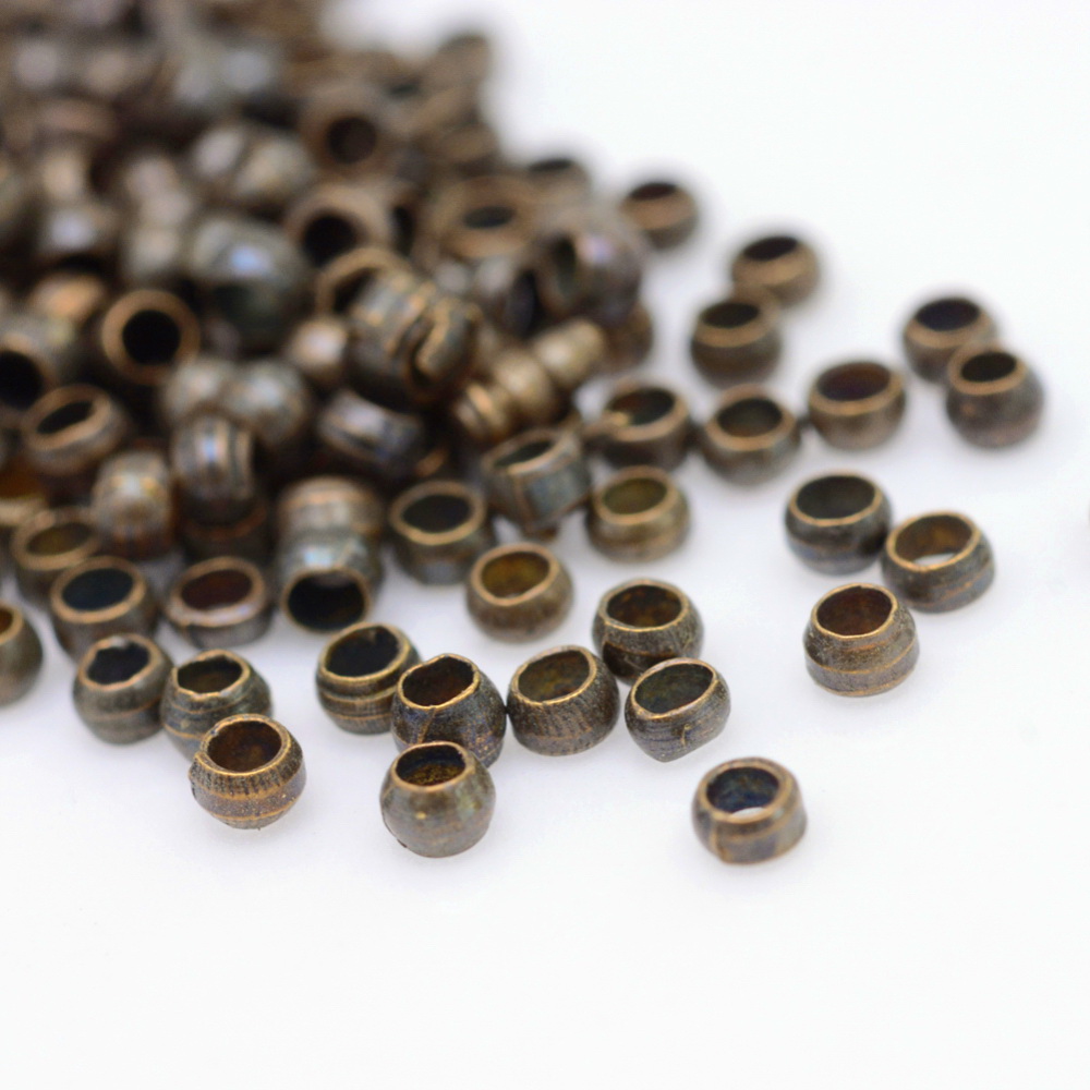 Crimp bronz 2mm 50 buc