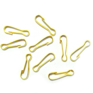 Inchizatoare breloc aurie, 12x4 mm