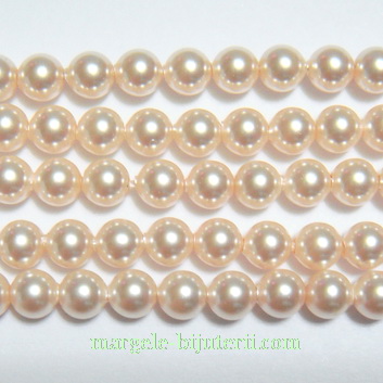 Swarovski Elements, Pearl 5810 Crystal Creamrose 4mm