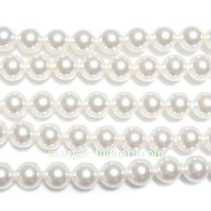 Swarovski Elements, Pearl 5810 Crystal White 4mm