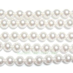 Swarovski Elements, Pearl 5810 Crystal White 4mm