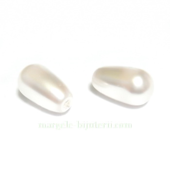 Swarovski Elements, Pearl 5816 Crystal White 11.5x6mm