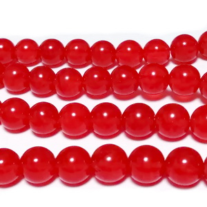 Agat rosu, sferic, translucid, 8mm 1 buc