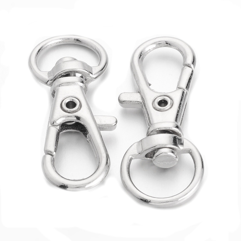 Inchizatoare ovala, argintiu inchis, 33x11mm 1 buc