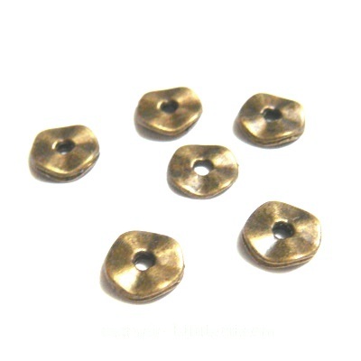 Distantier bronz, rotunde, plate, 7x1mm