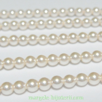 Swarovski Elements, Pearl 5810 Crystal Cream 4mm