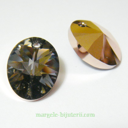 Swarovski Elements, Xilion Oval 6028 Rose Gold, 18mm (1 buc)