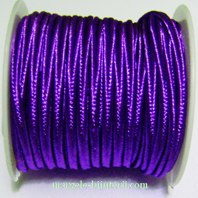 Snur Soutachee violet, latime 2.5mm