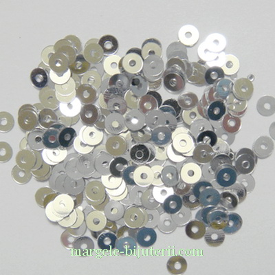 Paiete argintii, 3mm- 3 grame (1000-1100 buc) 3 g