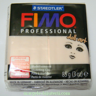 Plastelina fimo professional 85g, cod 432-rose semi opac