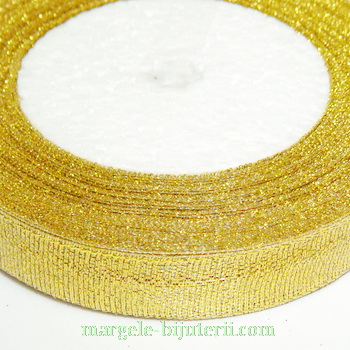 Panglica lurex aurie, 15mm 1 rola 22 m
