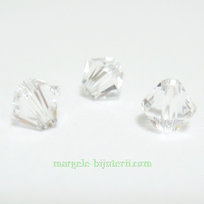 Swarovski Elements, Bicone 5328-Crystal, 4mm