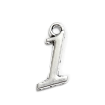 Pandantiv argintiu antichizat, 16x8mm, numar 1